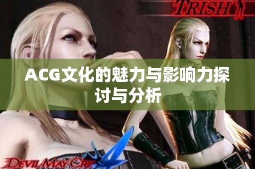 ACG文化的魅力与影响力探讨与分析