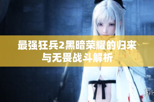 最强狂兵2黑暗荣耀的归来与无畏战斗解析