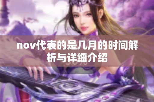 nov代表的是几月的时间解析与详细介绍