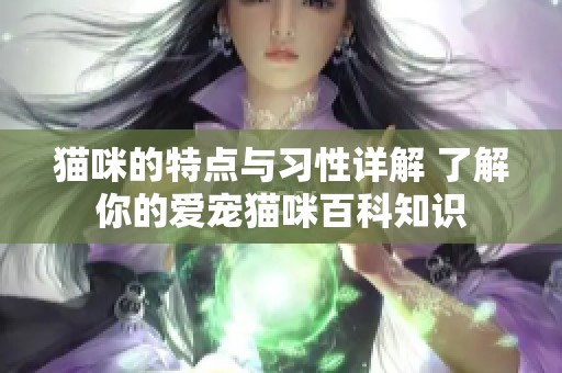 猫咪的特点与习性详解 了解你的爱宠猫咪百科知识