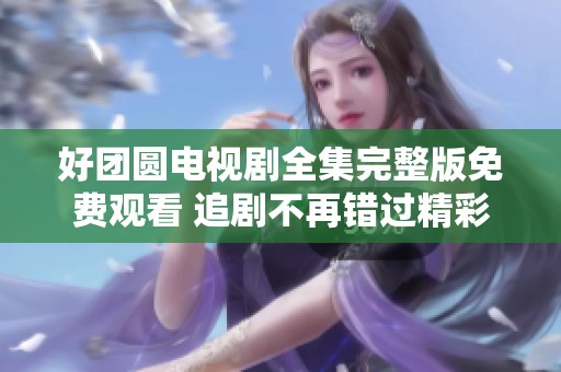 好团圆电视剧全集完整版免费观看 追剧不再错过精彩内容