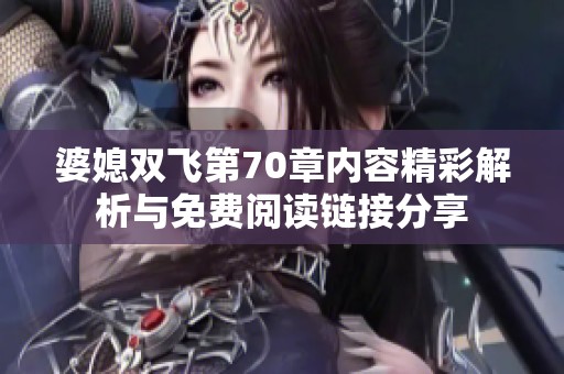 婆媳双飞第70章内容精彩解析与免费阅读链接分享