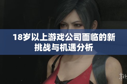 18岁以上游戏公司面临的新挑战与机遇分析