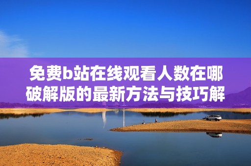 免费b站在线观看人数在哪破解版的最新方法与技巧解析