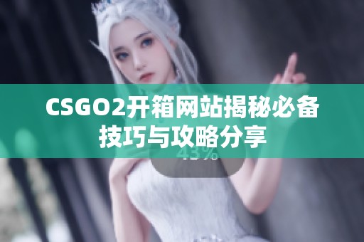 CSGO2开箱网站揭秘必备技巧与攻略分享