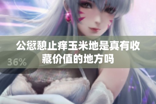 公愆憩止痒玉米地是真有收藏价值的地方吗