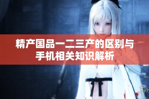 精产国品一二三产的区别与手机相关知识解析