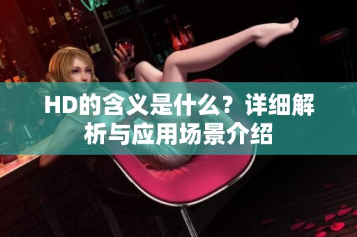 HD的含义是什么？详细解析与应用场景介绍