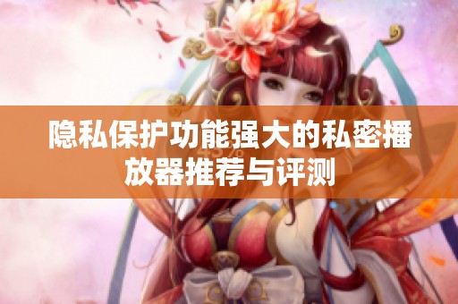 隐私保护功能强大的私密播放器推荐与评测