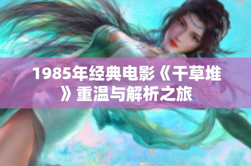 1985年经典电影《干草堆》重温与解析之旅
