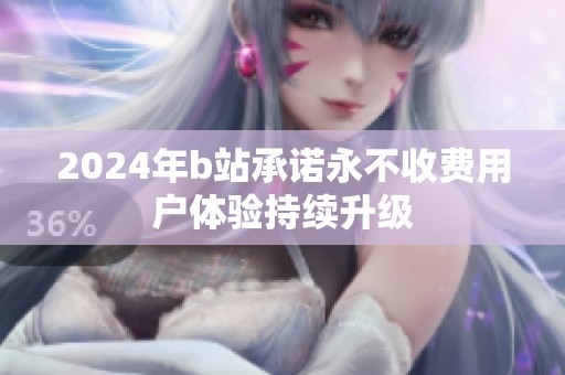 2024年b站承诺永不收费用户体验持续升级