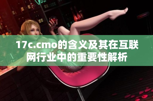 17c.cmo的含义及其在互联网行业中的重要性解析
