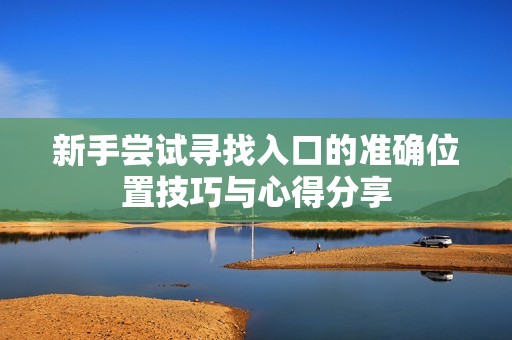 新手尝试寻找入口的准确位置技巧与心得分享