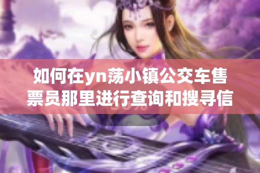 如何在yn荡小镇公交车售票员那里进行查询和搜寻信息
