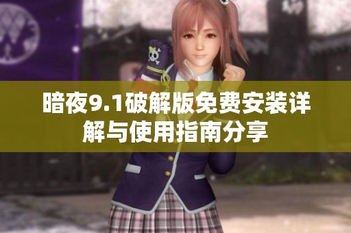 暗夜9.1破解版免费安装详解与使用指南分享