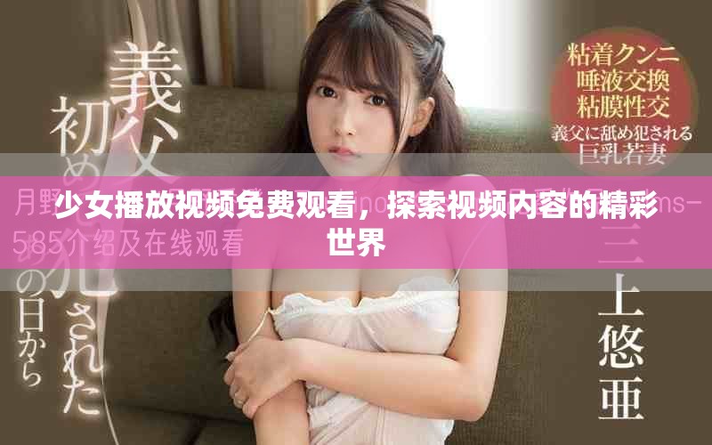 少女播放视频免费观看，探索视频内容的精彩世界