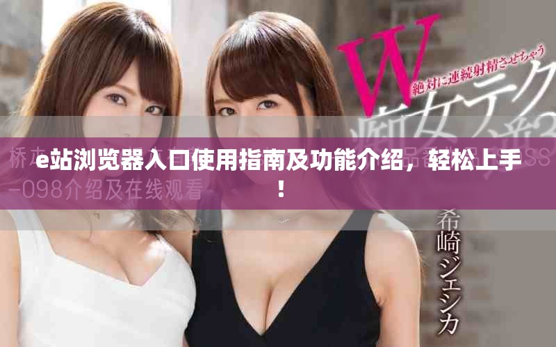 e站浏览器入口使用指南及功能介绍，轻松上手！