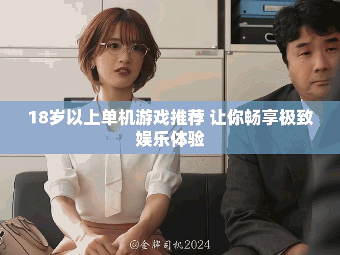 18岁以上单机游戏推荐 让你畅享极致娱乐体验