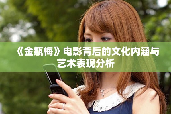 《金瓶梅》电影背后的文化内涵与艺术表现分析