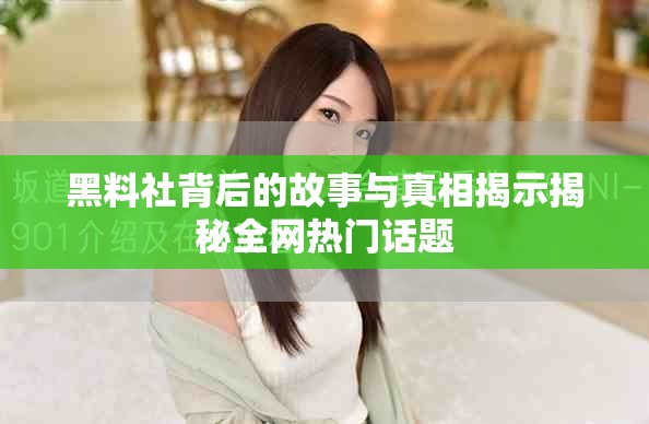 黑料社背后的故事与真相揭示揭秘全网热门话题