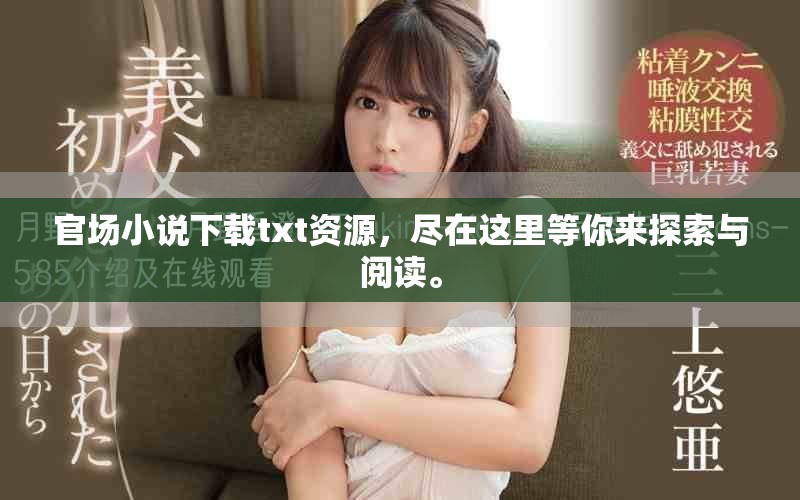 官场小说下载txt资源，尽在这里等你来探索与阅读。