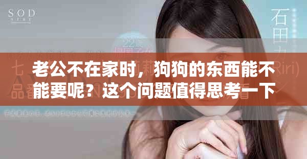 老公不在家时，狗狗的东西能不能要呢？这个问题值得思考一下。
