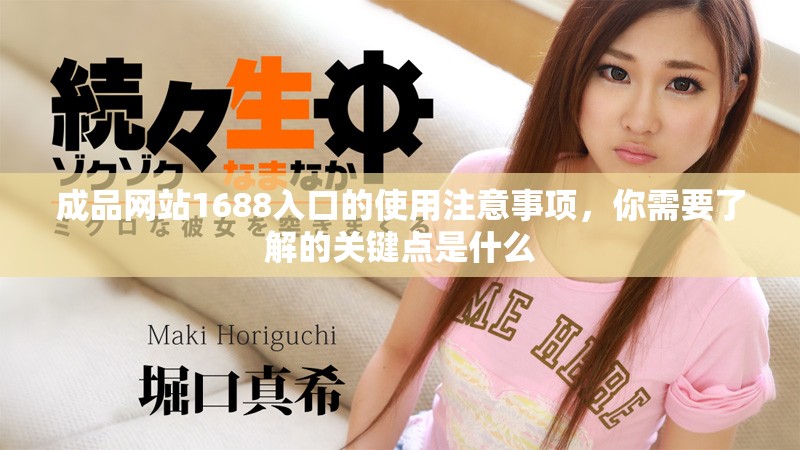 成品网站1688入口的使用注意事项，你需要了解的关键点是什么