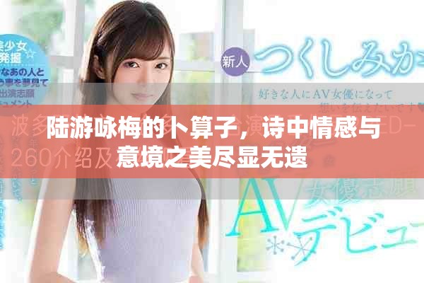 陆游咏梅的卜算子，诗中情感与意境之美尽显无遗