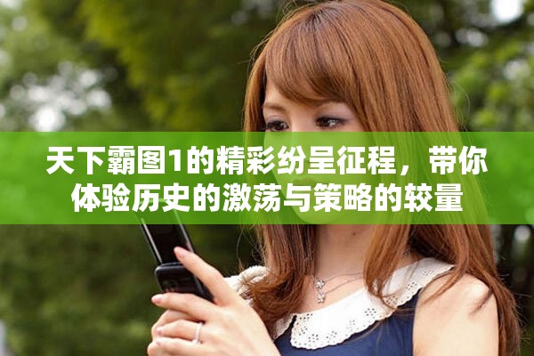 天下霸图1的精彩纷呈征程，带你体验历史的激荡与策略的较量